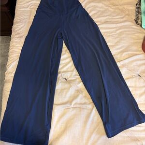 Aerie Deep Blue Wide Leg Lounge pants